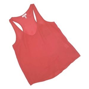 Joie Silk Coral Sleeveless Top X-Small